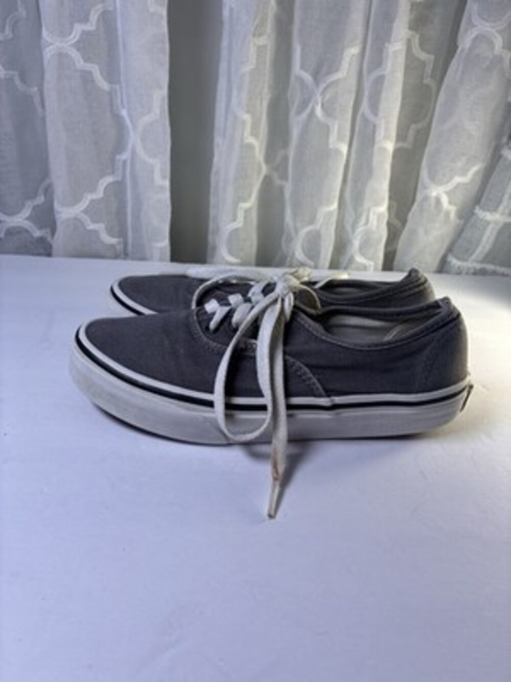 Vans Women’s  Gray TC6D Canvas Skate Shoes Sneakers Youth Size  3.5